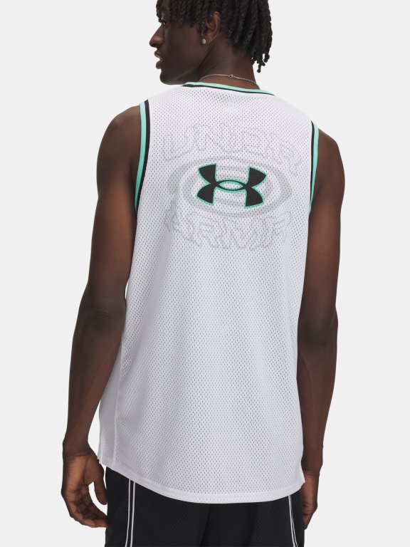 Майка Under Armour Zone Pro Mesh Tank Graphic Man White