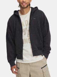 Кофта Under Armour Icon Hwt Fleece Wash FZ чорна
