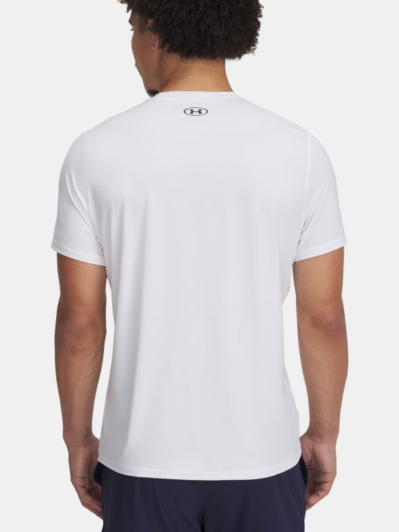 Футболка Under Armour Heatgear Fitted SS Man Біла