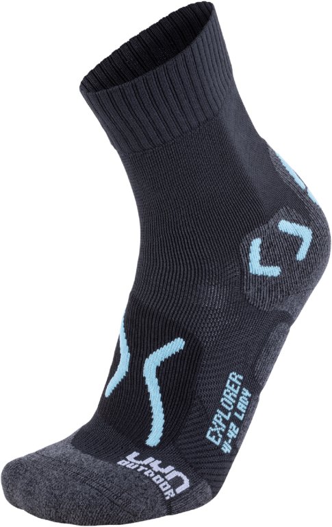 Шкарпетки UYN Outdoor Explorer Socks W - чорний/зелений