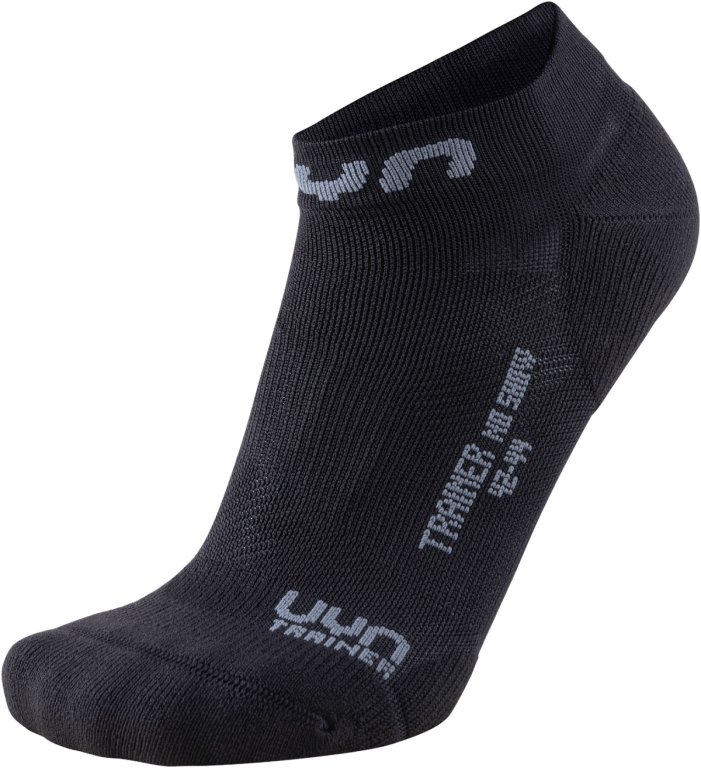 Шкарпетки UYN Trainer No Show Socks M - чорний/сірий