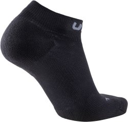 Шкарпетки UYN Trainer No Show Socks M - чорний/сірий