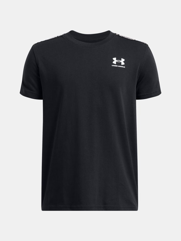 Футболка Under Armour Icon Taped SS Jr Black