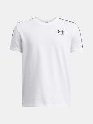 Футболка Under Armour Icon Taped SS Jr White