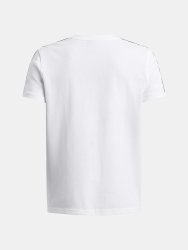 Футболка Under Armour Icon Taped SS Jr White