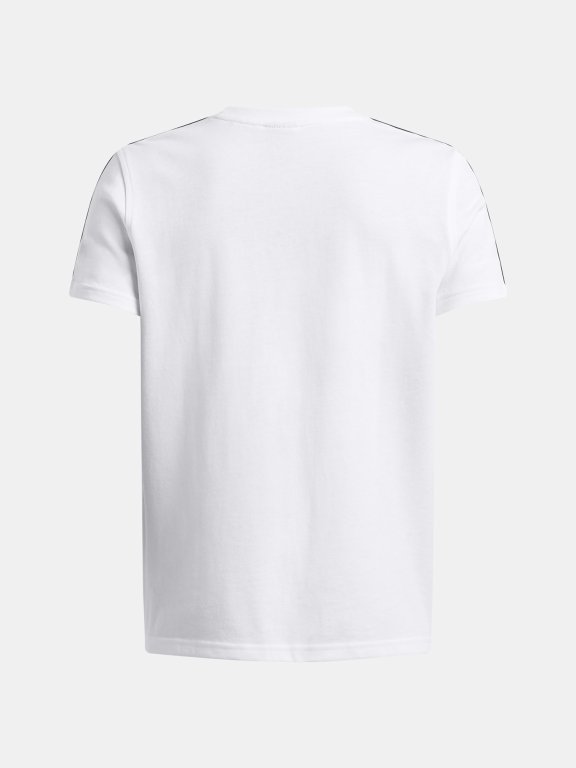 Футболка Under Armour Icon Taped SS Jr White