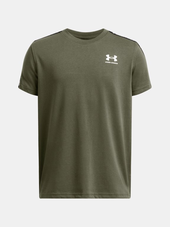Футболка Under Armour Icon Taped SS Jr Green