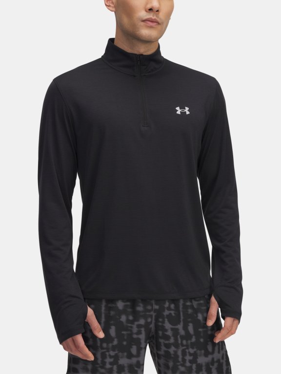 Футболка Under Armour Launch 1/4 Zip Man чорна