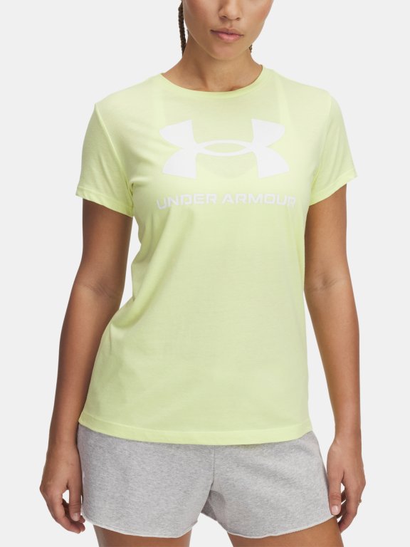 Футболка Under Armour Logo SS Wmn Yellow
