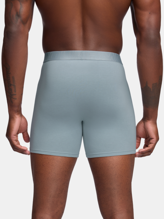 Труси Under Armour Perf Cotton 6In Boxer Briefs - 3Pk Man Blue