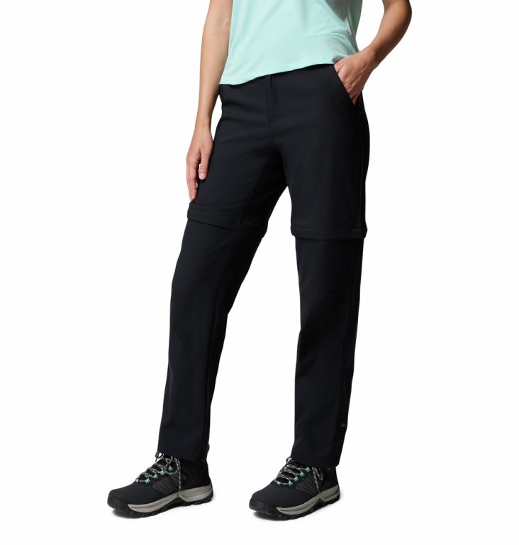 Штани Columbia Leslie Falls™ Convertible Pant W - чорні (подовжена довжина)