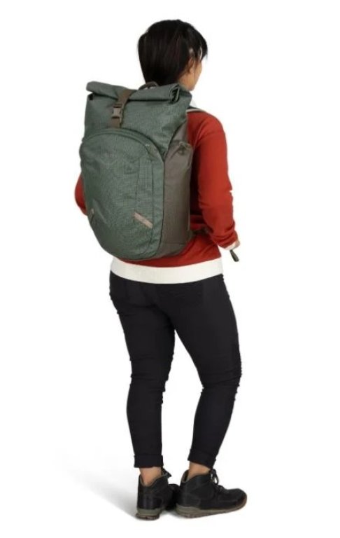 Рюкзак Osprey Transporter Roll Top Pack - зелено/сірий