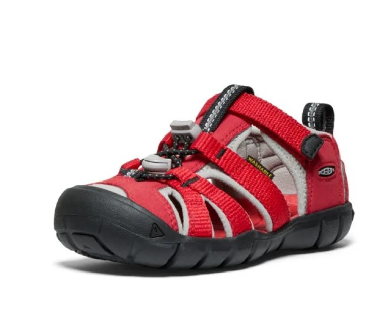 Сандалі Keen Seacamp II Cnx J - червоно/сірі