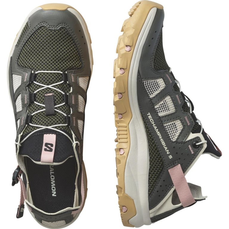 Сандалі Salomon Techamphibian 5 W - зелені