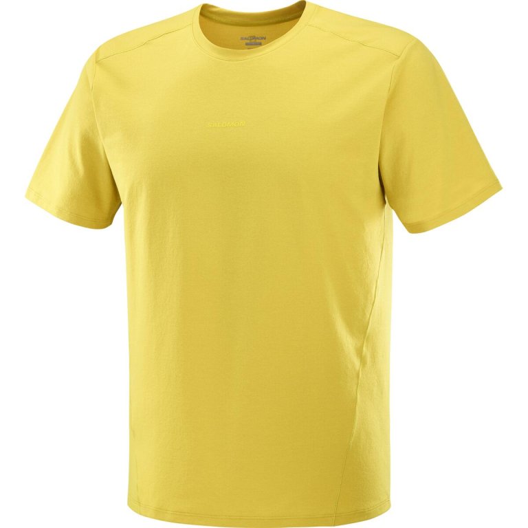 Футболка Salomon Trackline SS Tee M - жовта