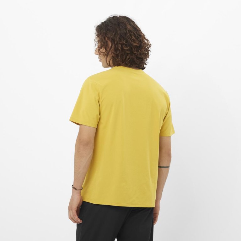 Футболка Salomon Trackline SS Tee M - жовта