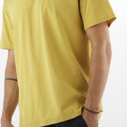 Футболка Salomon Trackline SS Tee M - жовта