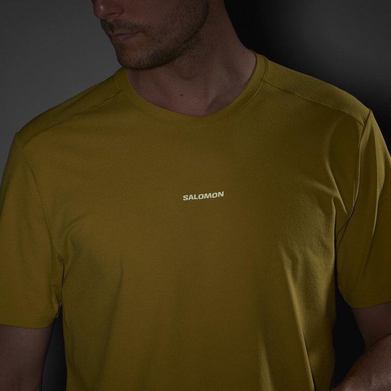 Футболка Salomon Trackline SS Tee M - жовта