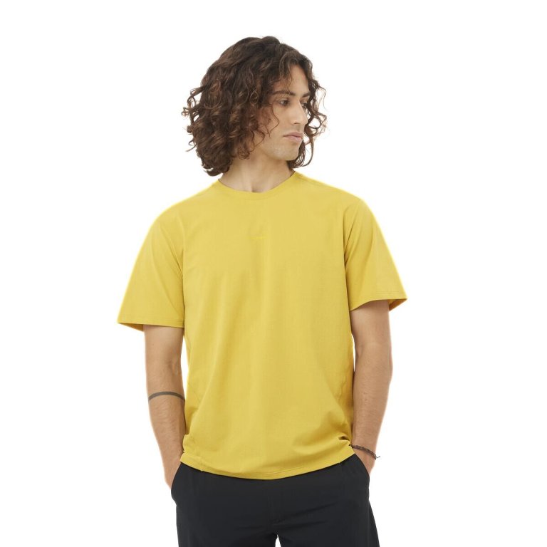 Футболка Salomon Trackline SS Tee M - жовта