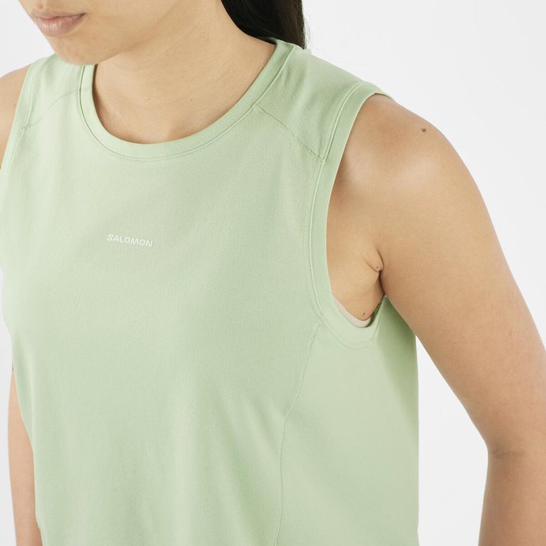 Майка Salomon Trackline Tank W - зелена