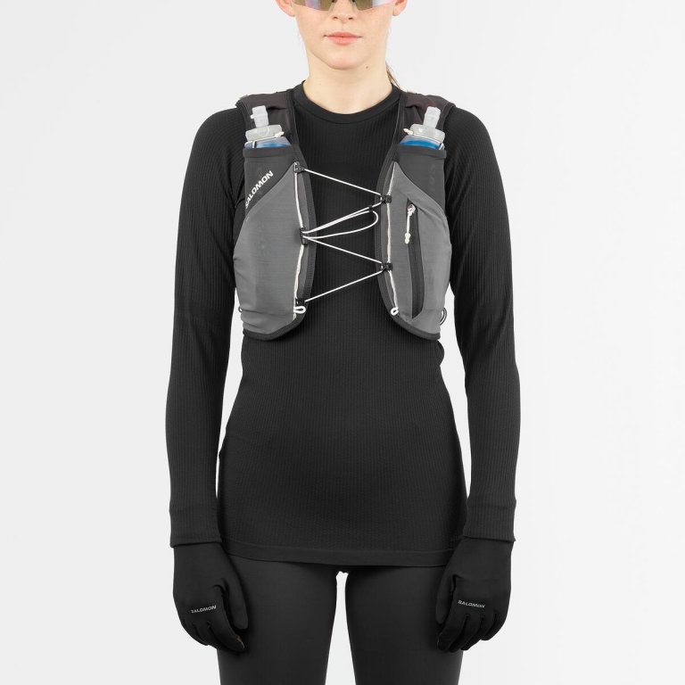 Жилет Salomon Adv Skin 5 Gradient - сіро/зелений