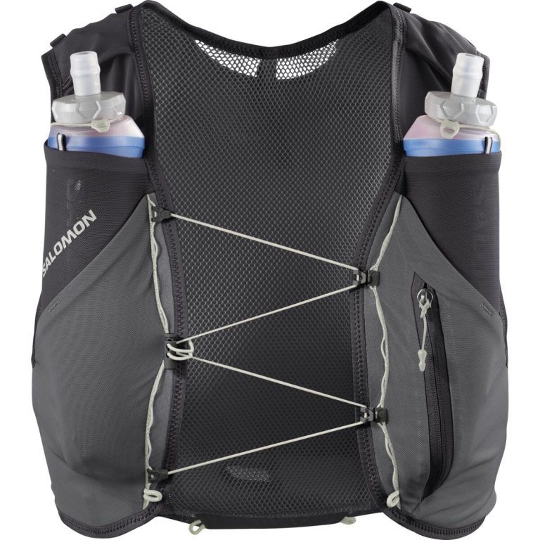 Жилет Salomon Adv Skin 5 Gradient - сіро/зелений