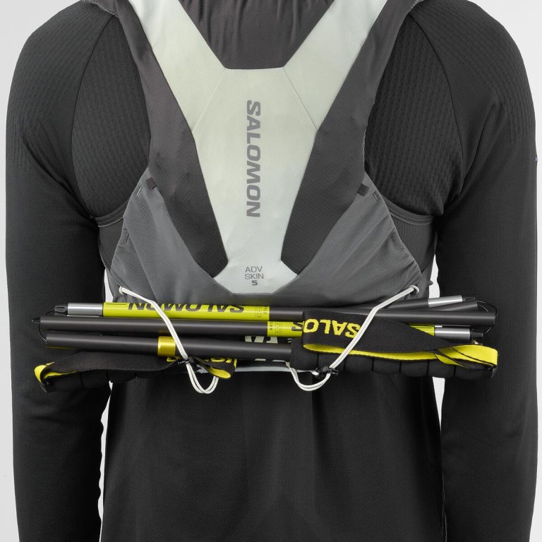 Жилет Salomon Adv Skin 5 Gradient - сіро/зелений
