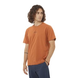 Футболка Salomon Trackline SS Tee M - помаренчева
