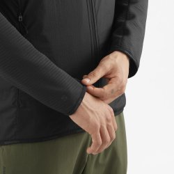 Кофта Salomon Essential Lightwarm Hybrid M - чорна