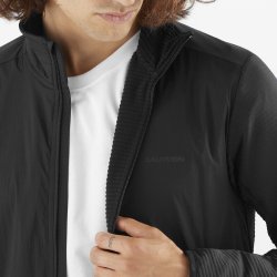 Кофта Salomon Essential Lightwarm Hybrid M - чорна
