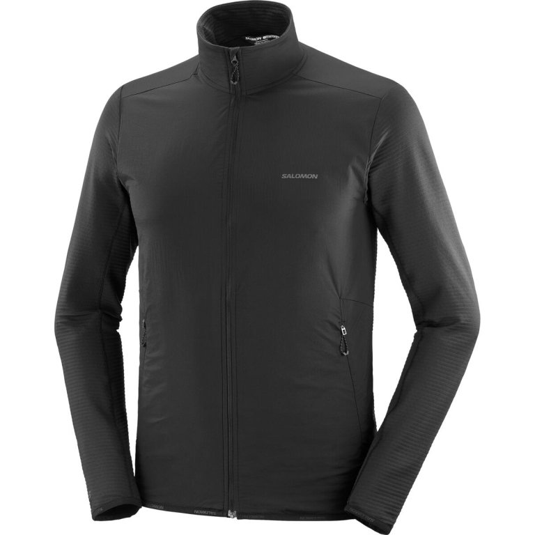 Кофта Salomon Essential Lightwarm Hybrid M - чорна