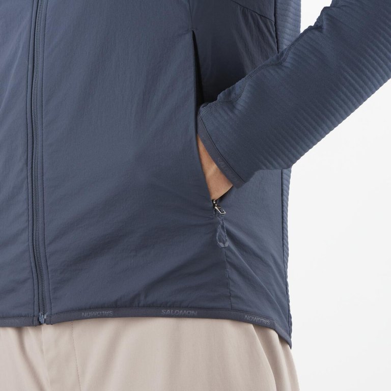 Худі Salomon Essential Lightwarm Hybrid M - синє