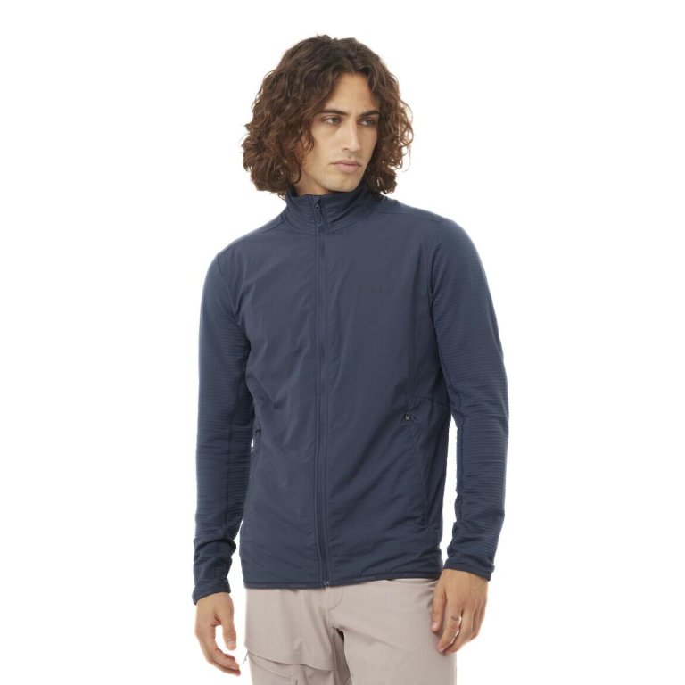 Худі Salomon Essential Lightwarm Hybrid M - синє