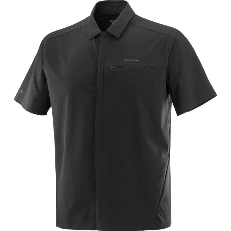 Сорочка Salomon Xplration SS Shirt M - чорна