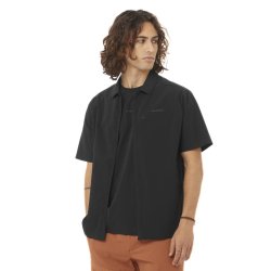 Сорочка Salomon Xplration SS Shirt M - чорна