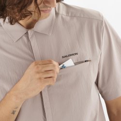 Сорочка Salomon Xplration SS Shirt M - бежева