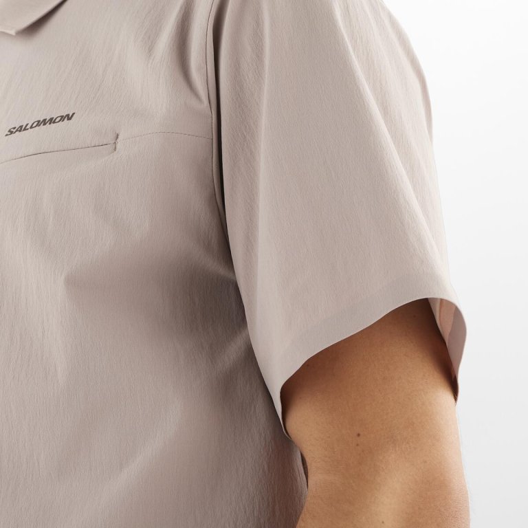 Сорочка Salomon Xplration SS Shirt M - бежева