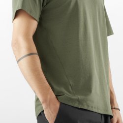 Футболка Salomon Trackline SS Tee M - зелена