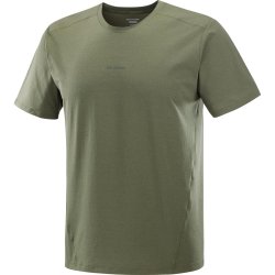 Футболка Salomon Trackline SS Tee M - зелена