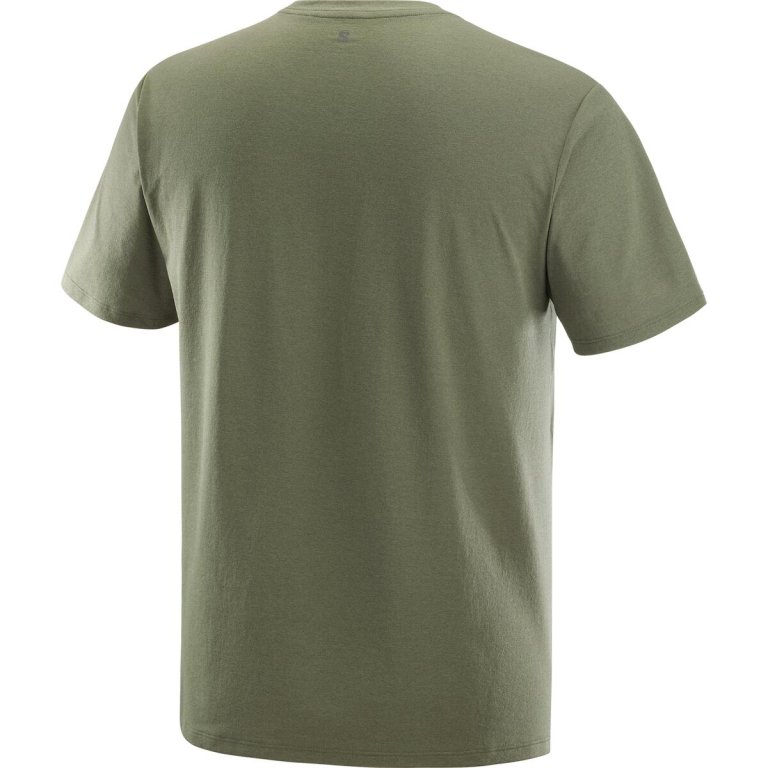 Футболка Salomon Trackline SS Tee M - зелена