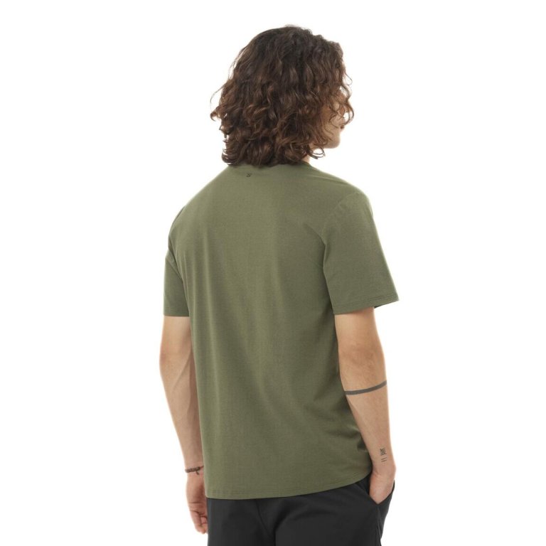 Футболка Salomon Trackline SS Tee M - зелена