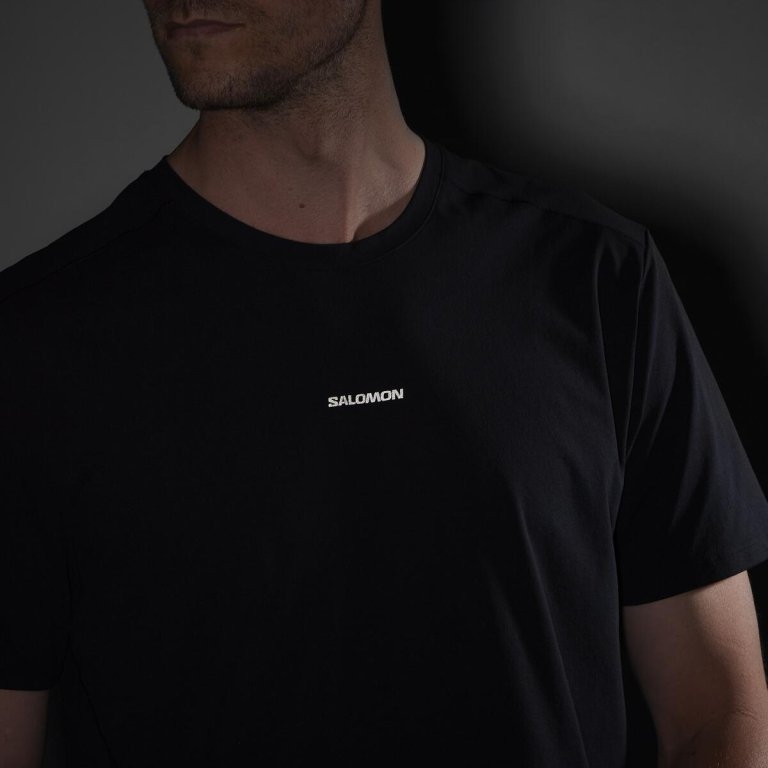 Tričko Salomon Trackline SS Tee M - černá