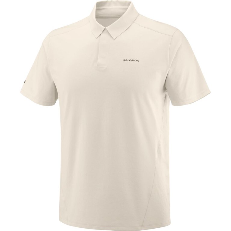 Футболка Salomon Trackline Polo M - бежева