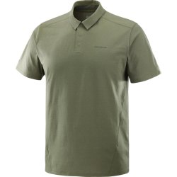 Футболка Salomon Trackline Polo M - зелена