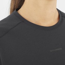 Футболка Salomon Trackline SS Tee W - чорна