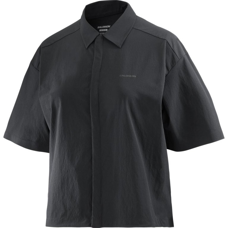 Футболка Salomon Xplration SS Shirt W - чорна