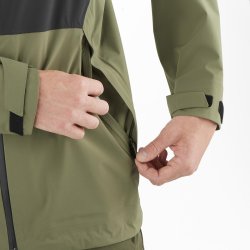 Куртка Salomon Outerpath 2.5L Jkt M - зелено/чорна