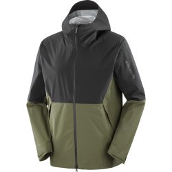 Куртка Salomon Outerpath 2.5L Jkt M - зелено/чорна