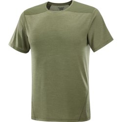 Футболка Salomon Outline SS Tee M - зелена