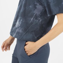 Футболка Salomon Trackline SS Tee W - синя